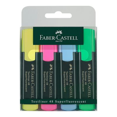 Faber Castell Highlighter Pens 48 Mm 4 Pens