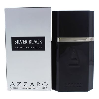Azzaro Perfume Silver Black Eau de Toilette for Men - 100ml