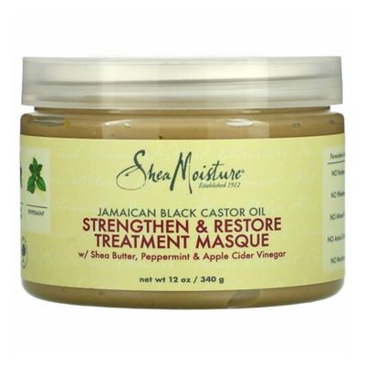 Shea Moisture Jamaican Black Castor Oil Treatment Mask to Strengthen and Restore Skin Vitality - 340g