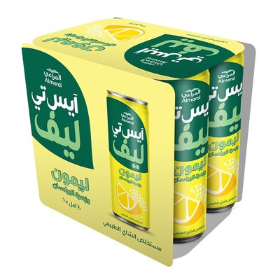Almarai Ice Leaf Lemon & Elder Flower Ice Tea - 240ml × 6