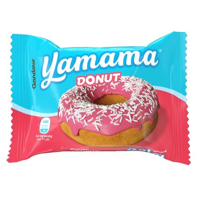 Gandour Yamama Donuts With Strawberry Cream 37 G