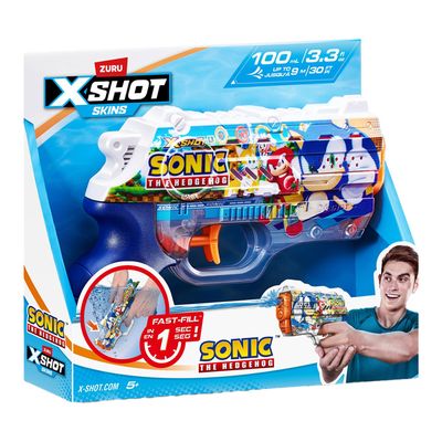 Zuru X-Shot Skins Sonic Hedgehog Water Blaster