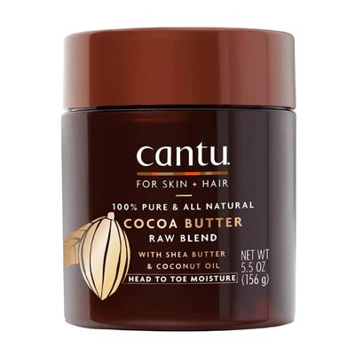 Cantu Cocoa Butter Raw Blend with Shea Butter and Coconut Oil Moisturizing Cream - 156g