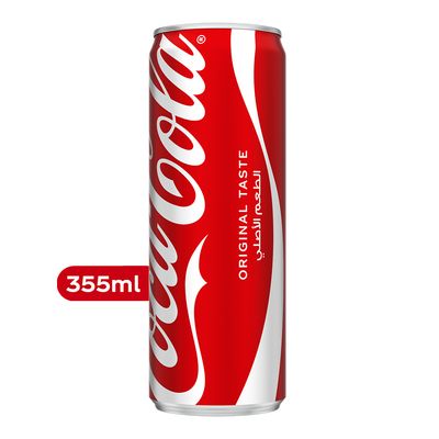 كوكا كولا مشروب غازي الطعم الأصلي - 355 مل