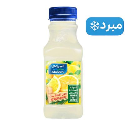 المراعي عصير بنكهة الفواكه المشكلة و الليمون بدون إضافة سكر 300 مل