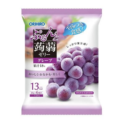 Orihiro Konjac Jelly Grape Flavor (Imported) - 20g × 2