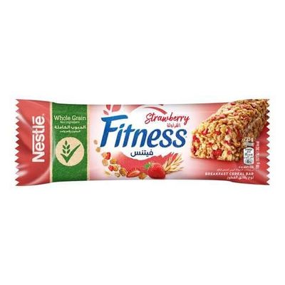 Fitness Cereal Bar Breakfast Cereals With Strawberry 23.5 G