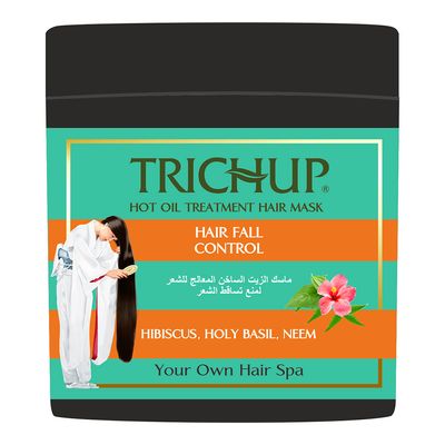 Trichup Hot Oil Mask Hair Fall Control Enriched with Hibiscus, Holy Basil and Neem - 500ml