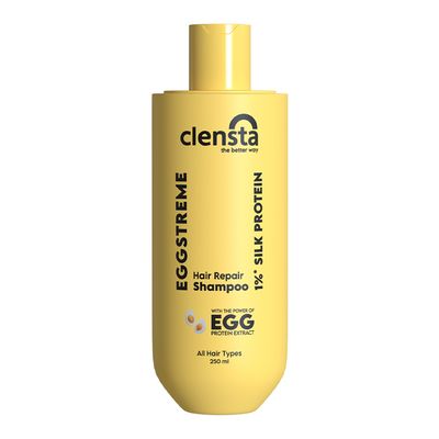 Clensta Eggstreme Hair Repair Shampoo with Egg Protein & Silk Protein - 250ml