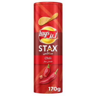 Lays Chips Stax Chili 170 G