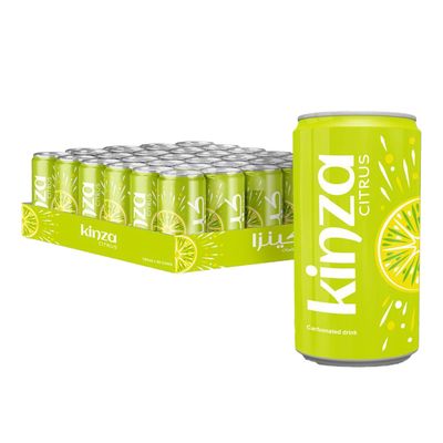 كينزا مشروب غازي حمضيات - 185 مل × 30