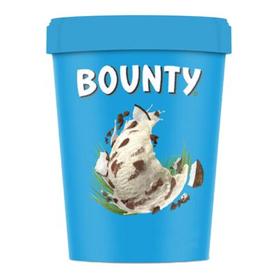 Bounty Ice Cream With coconut milk crunchy coconut pieces - 450ml