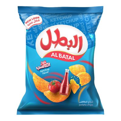 البطل شيبس بنكهة الكاتشب 110 جرام
