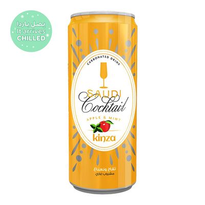 Kinza Soft Drink Saudi Cocktail Apple & Mint 250 ML