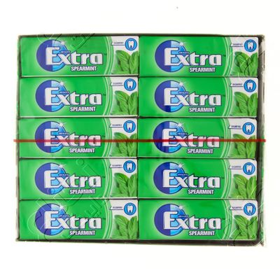 Extra Gum Spearmint Sugar Free 14 G × 20 Box
