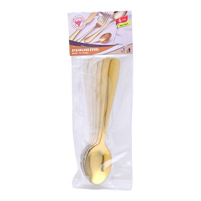 Alrazan Small golden spoon 544559 - 6 pieces