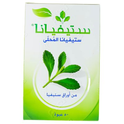 ستيفيانا محلى كرتون  50 ظرف × 12