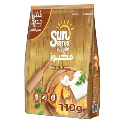 Sunbites Bread Bites Cheese and Herbs 110 G