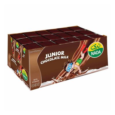 ندى حليب جونيور بنكهة الشوكولاتة كرتون 115 مل × 18