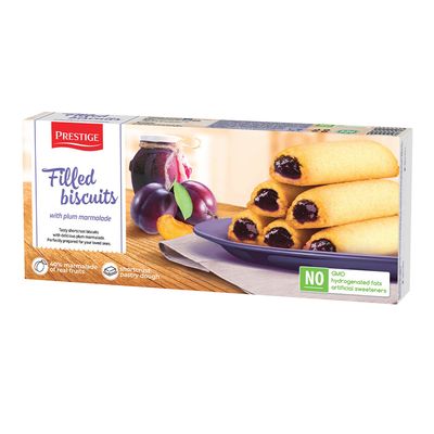 Prestige Biscuits With Plum Marmalade Filling Imported134 G