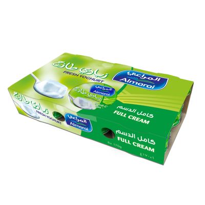  المراعي زبادي كامل الدسم 170 جرام × 6