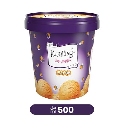كواليتي آيس كريم بنكهة المانجو 500 مل