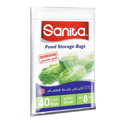 Sanita Food Storage Bags No.8 40 Small Bags