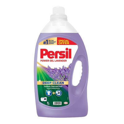 Persil Liquid Laundry Detergent Power Gel Lavender Scent - 5L