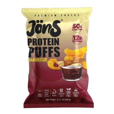 Jons Protein Puffs Barbecue Flavor Snack (Imported) - 12g