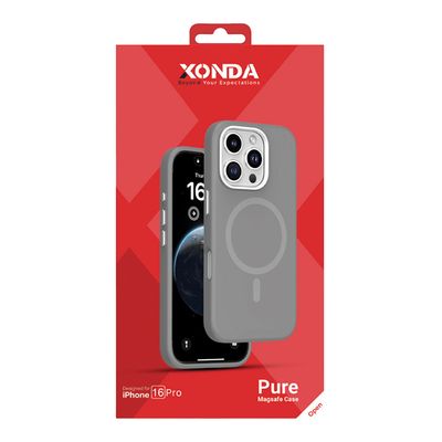XONDA Pure Magsafe Phone Case Grey - iPhone 16 Pro
