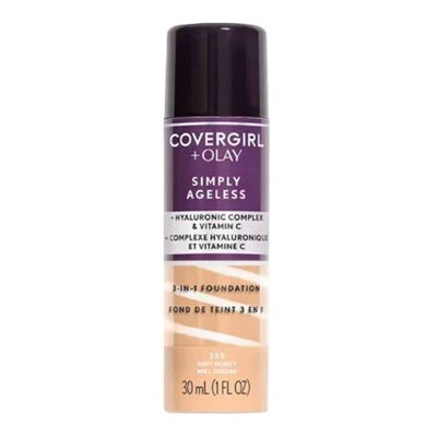 Covergirl Simply Ageless 3 In 1 Liquid Foundation Honey 255 - 30ml