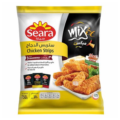 سيارا ستربس الدجاج مقرمشة أكثر ميكست 750 جرام
