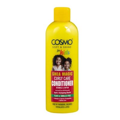 Cosmo Soft & Shine For Kids Curly Hair Sconditioner - Shea Magic - Paraben & Sulfate Free - 480ml