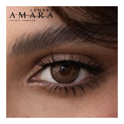 Amara Monthly Colored Contact Lenses -  Barbie Brown