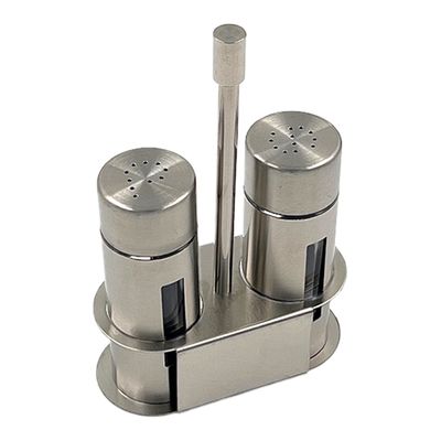Hotel Projects Stainless Steel Salt Shaker Set 800219 - 2 Pieces