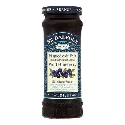 St Dalfour Jam Wild Blueberry 284 G