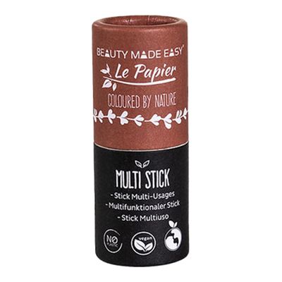 Beauty Made Easy Le Papier Multi Stick 2In1 Cheek and Lip Tint Brown No.02 - 6g
