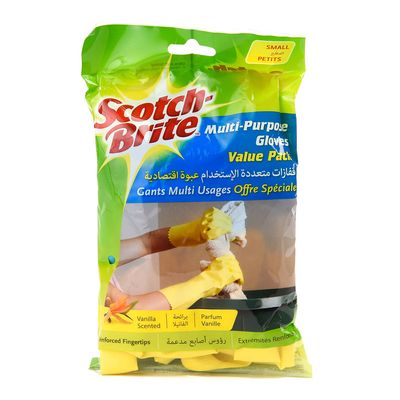  Scotch-Brite Multi-Purpose Gloves Vanilla Scented - Small