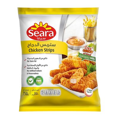 سيارا ستربس الدجاج مقرمشة أكثر 750 جرام