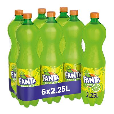 Fanta Soft Drink Citrus 2.25 ML × 6 