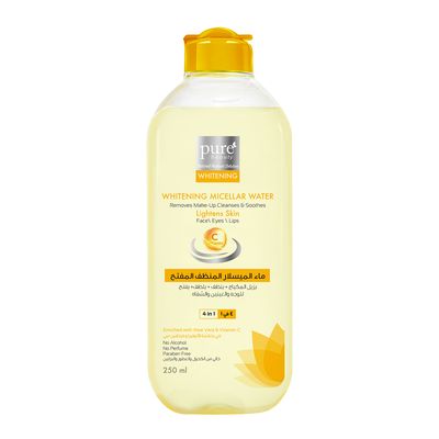 Pure Beauty Whitening Micellar Water Rich In Glycerin And Vitamin C - 250ml
