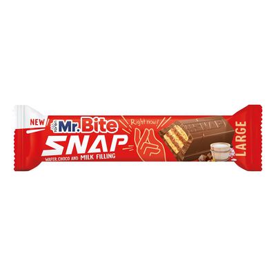 Mr.Bite Snap Wafer With Choco And Milk Filling - 35g