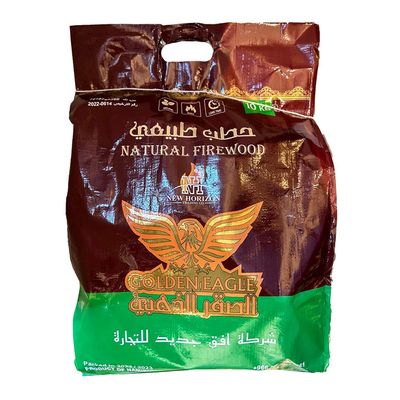 الصقر الذهبي حطب طبيعي اشتعال مدة أطول 10 كج
