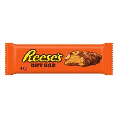 Reese'S Nut Bar Chocolate With Peanut Butter & Caramel 47 G