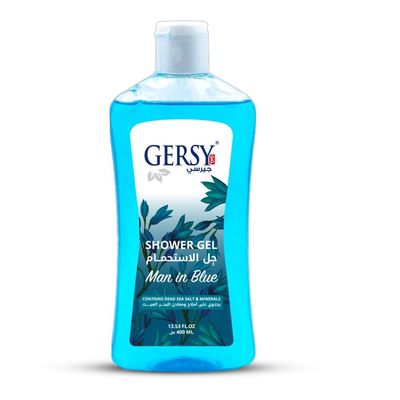 Gersy Shower Gel Man In Blue Sea Salt & Minerals - 400ml 