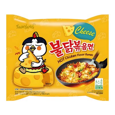 Samyang Buldak Noodles Ramen Hot Chicken With Cheese Flavor 140 G