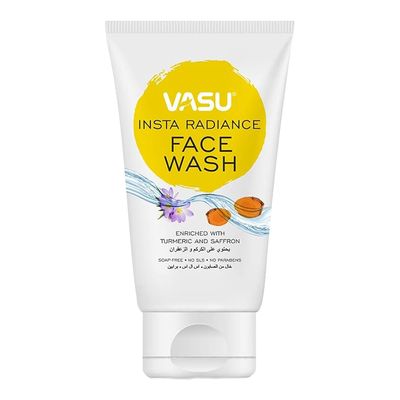 Vasu Insta Radiance Face Wash With Turmeric And Saffron - 150ml