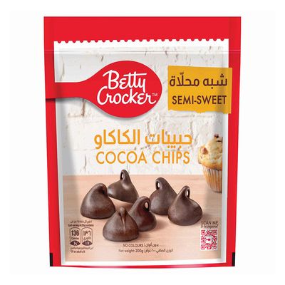 Betty Crocker Semi-Sweet Cocoa Chips - 200g