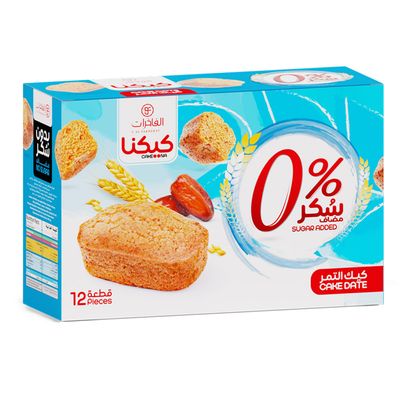 الفاخرات كيكنا  كيك التمر بدون سكر مضاف - 252 جرام