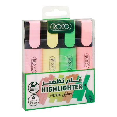  ‎روكو اقلام تحديد باستيل 4 الوان